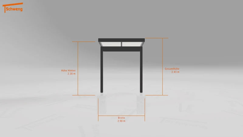#DE Schweng Terrassenüberdachung S350 (ID 77bdz8)
