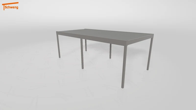 #DE Schweng Flachdachcarport C600+ (ID rjn5xx) #MTG