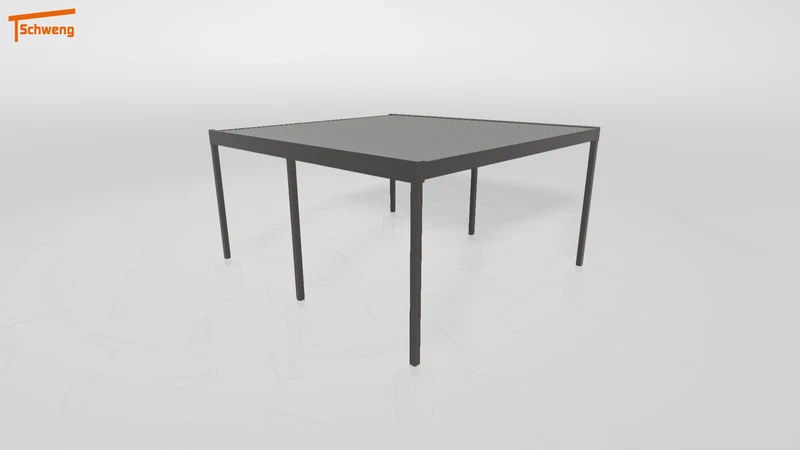 #DE Schweng Flachdachcarport C600 (ID v472d3)