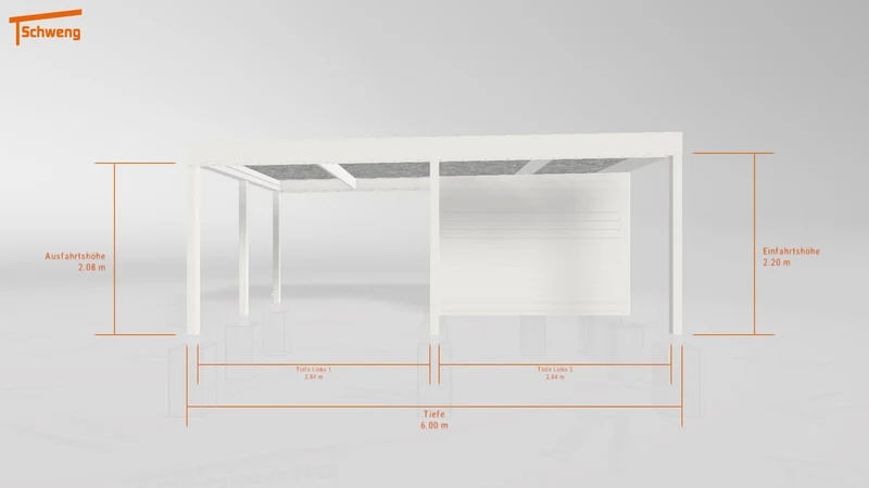#DE Schweng Flachdachcarport C600 (ID jj87kw) #MTG