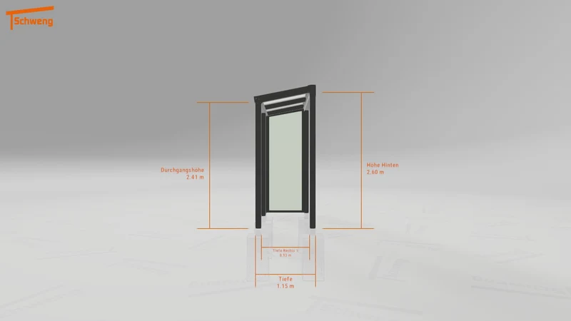 #DE Schweng Terrassenüberdachung S350 (ID 9wv32v)