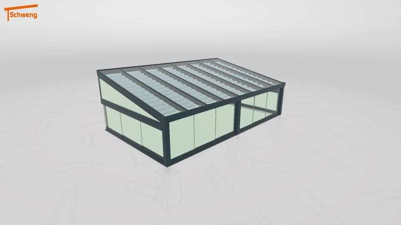 #DE Schweng Terrassenüberdachung S400 (ID pbpvrk)