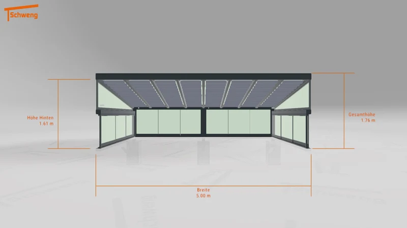 #DE Schweng Terrassenüberdachung S400 (ID pbpvrk)