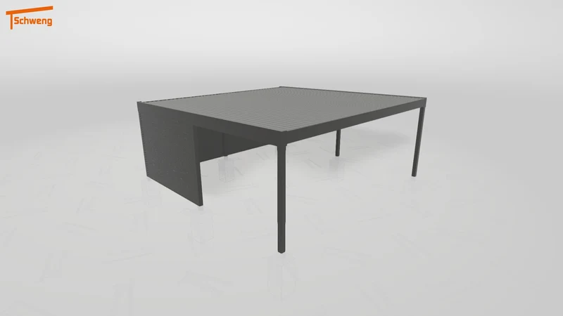 #DE Schweng Flachdachcarport C600 (ID mj24r5)