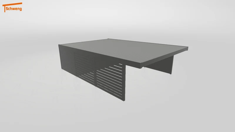 #DE Schweng Flachdachcarport C600+ (ID bkpd2m) #MTG