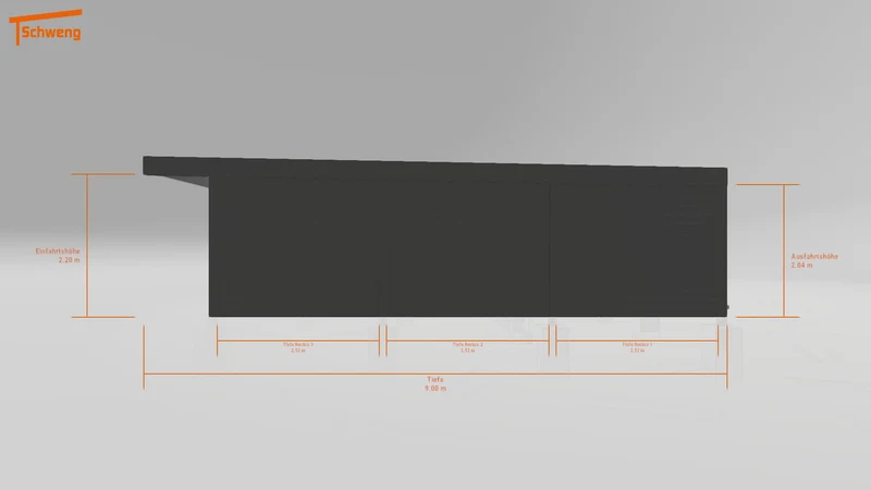 #DE Schweng Flachdachcarport C600+ (ID bkpd2m) #MTG