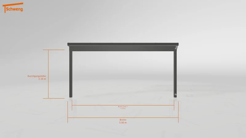 #DE Schweng Terrassenüberdachung S350 (ID bkprbg)