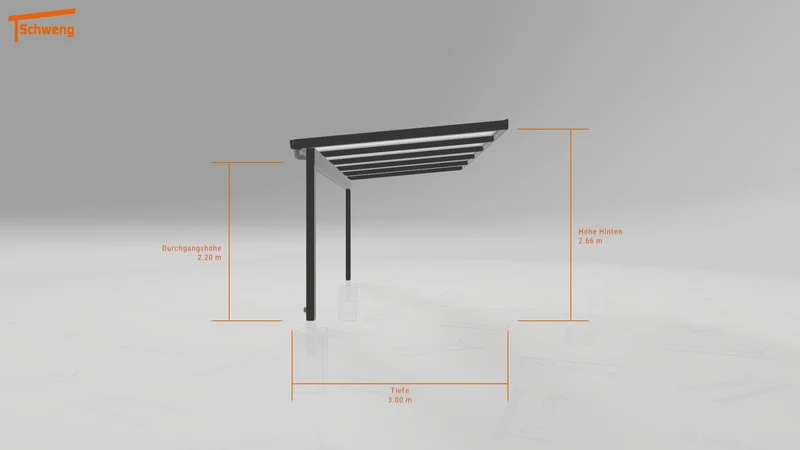#DE Schweng Terrassenüberdachung S350 (ID bkprbg)
