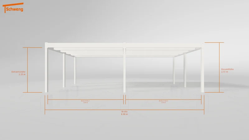 #AT Schweng Flachdachcarport C600 (ID 85pzvj) #MTG