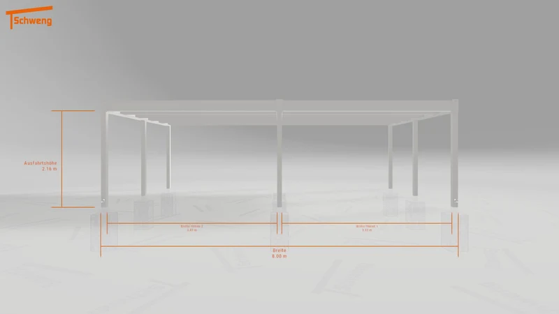 #AT Schweng Flachdachcarport C600 (ID 85pzvj) #MTG