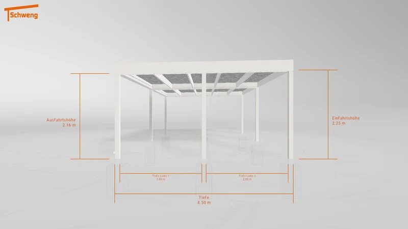 #AT Schweng Flachdachcarport C600 (ID 85pzvj) #MTG