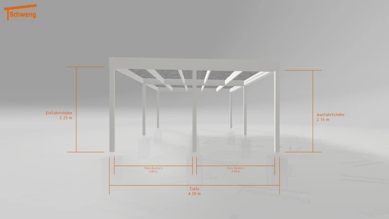 #AT Schweng Flachdachcarport C600 (ID 85pzvj) #MTG