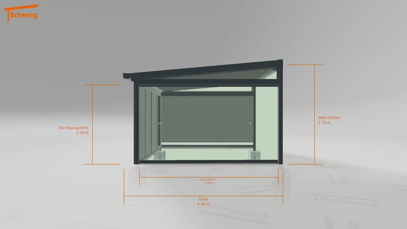 #DE Schweng Terrassenüberdachung S400 (ID v47gv7)
