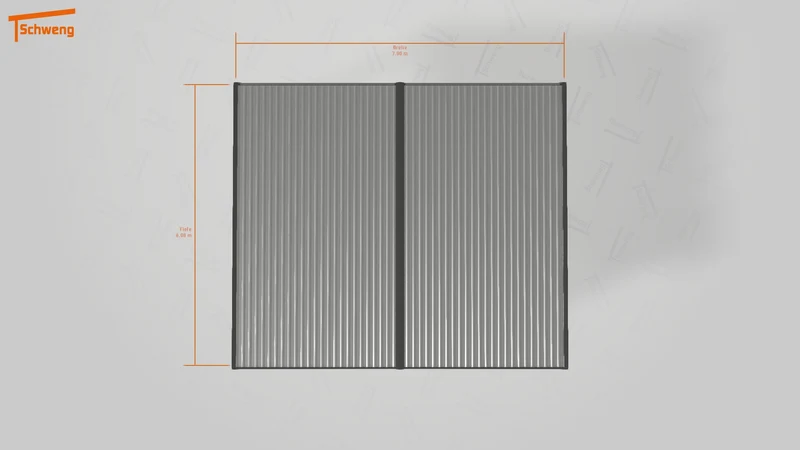 #AT Schweng Flachdachcarport C600 (ID w3x474)