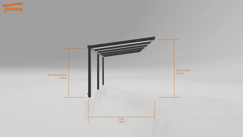 #DE Schweng Terrassenüberdachung S400 (ID 5mzrwr)