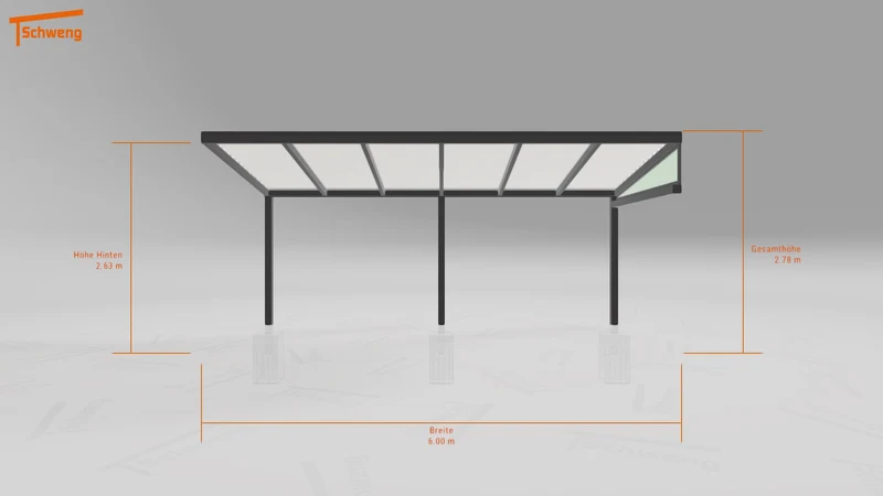 #AT Schweng Pultdachcarport S400 (ID mj2k7j)