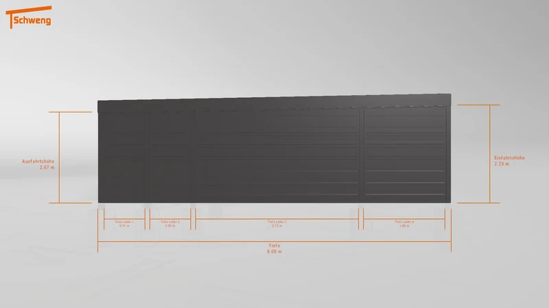 #DE Schweng Flachdachcarport C600+ (ID x784kj) #MTG