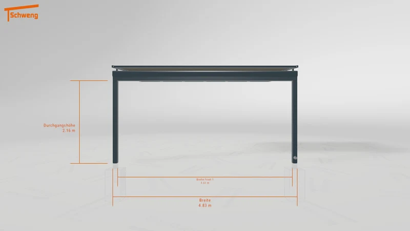 #DE Schweng Terrassenüberdachung S400 (ID 5mzrgv)