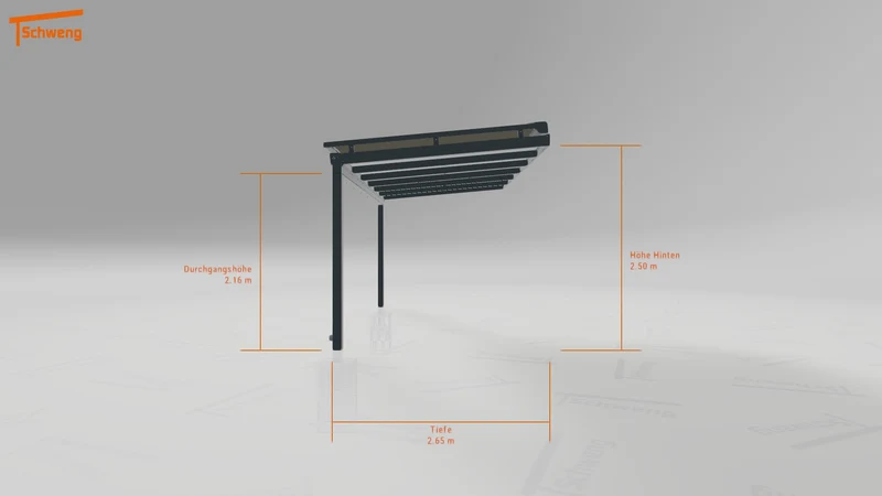 #DE Schweng Terrassenüberdachung S400 (ID 5mzrgv)