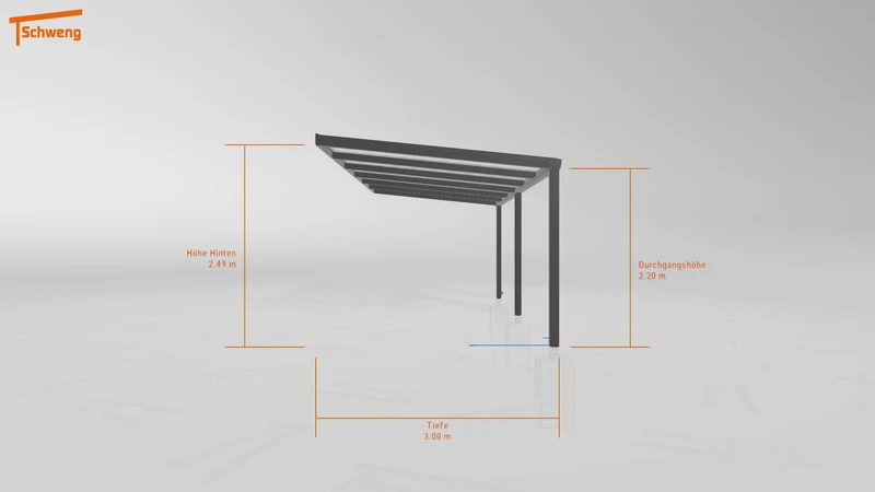 #DE Schweng Terrassenüberdachung S350 (ID v47jmb)