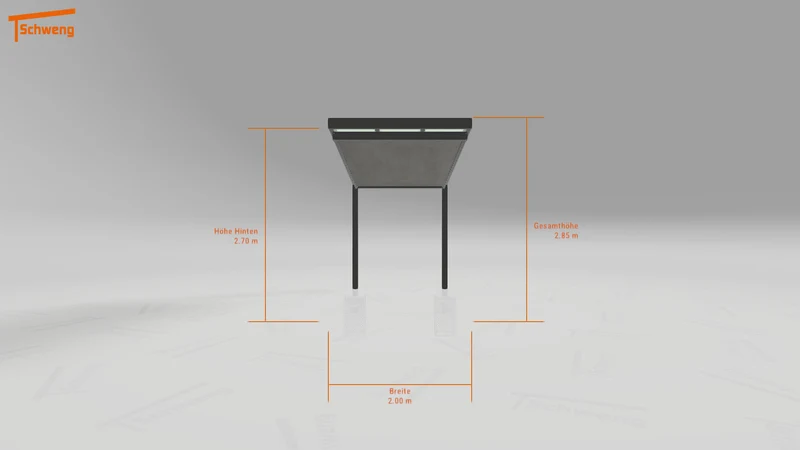 #DE Schweng Terrassenüberdachung S350 (ID 77bdyv)