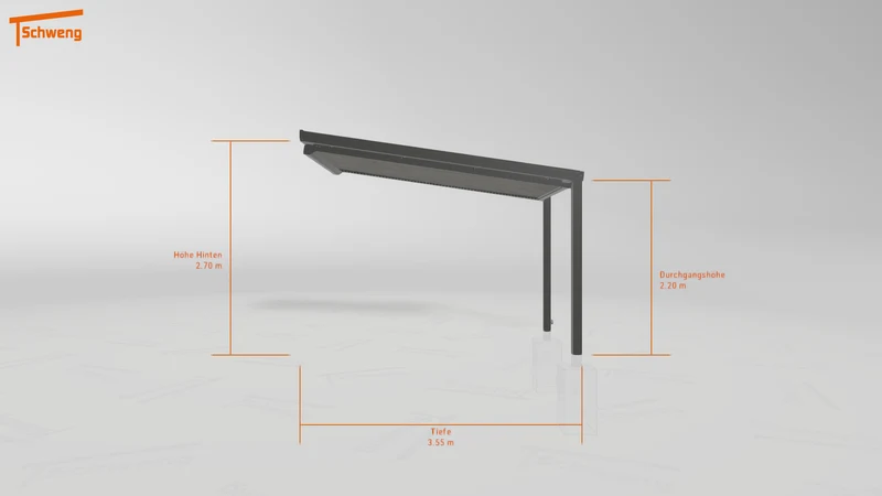 #DE Schweng Terrassenüberdachung S350 (ID 77bdyv)