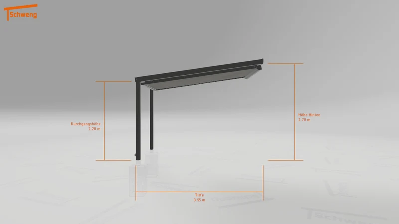 #DE Schweng Terrassenüberdachung S350 (ID 77bdyv)