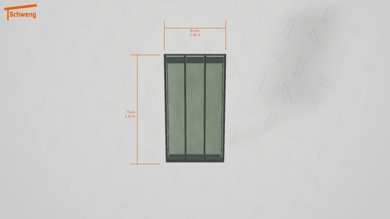#DE Schweng Terrassenüberdachung S350 (ID 77bdyv)