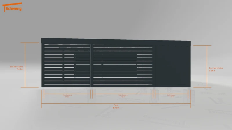 #DE Schweng Flachdachcarport C600 (ID dvnr73) #MTG