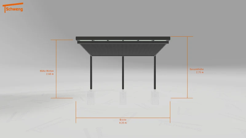#DE Schweng Terrassenüberdachung S400 (ID 42w3rz)