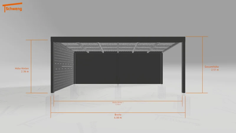 #DE Schweng Pultdachcarport S400 (ID 42w5r2) #MTG