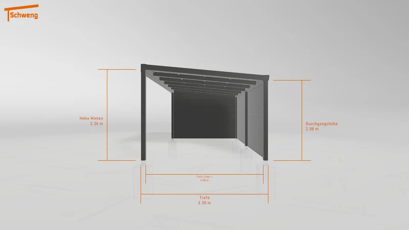#DE Schweng Pultdachcarport S400 (ID 42w5r2) #MTG