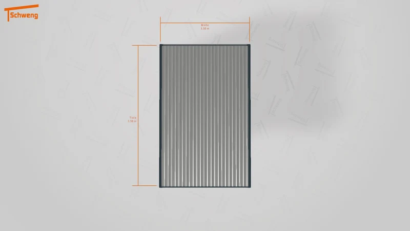 #DE Schweng Flachdachcarport C600 (ID g75d74)