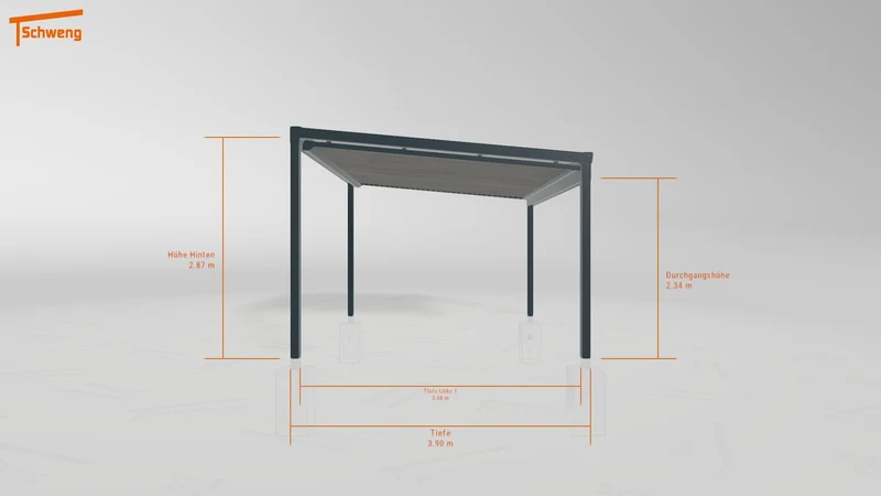 #DE Schweng Terrassenüberdachung S400 (ID n5mv5j)