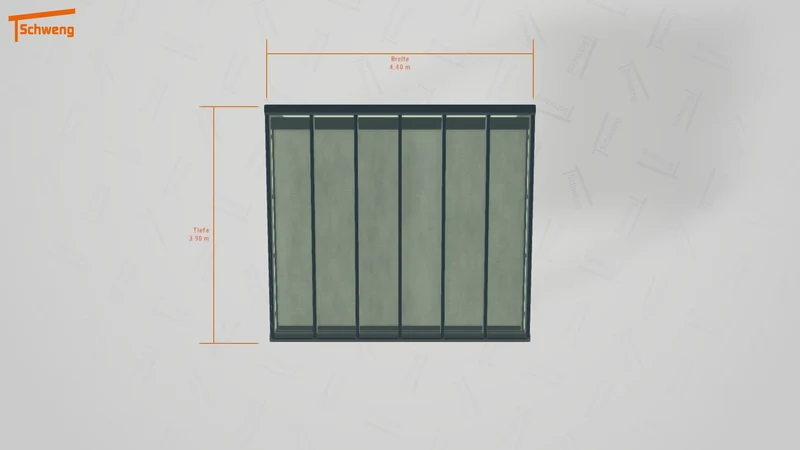 #DE Schweng Terrassenüberdachung S400 (ID n5mv5j)