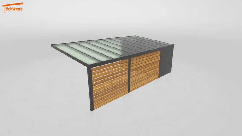 #DE Schweng Pultdachcarport S400 (ID qdv9dp) #MTG