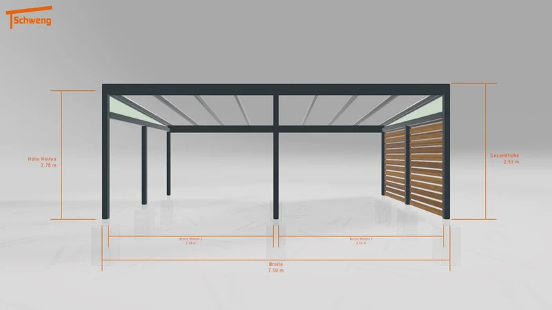 #DE Schweng Pultdachcarport S400 (ID rjnyjp) #MTG