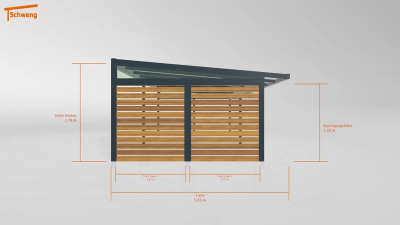 #DE Schweng Pultdachcarport S400 (ID rjnyjp) #MTG
