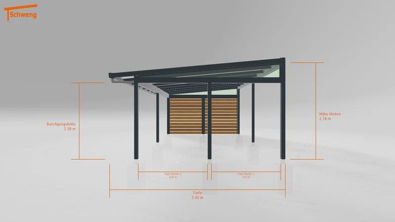 #DE Schweng Pultdachcarport S400 (ID rjnyjp) #MTG
