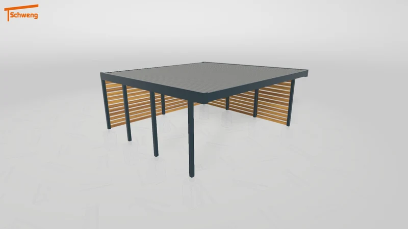 #DE Schweng Flachdachcarport C600+ (ID zbw9m7) #MTG