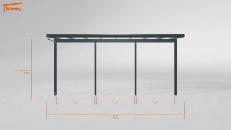 #DE Schweng Pultdachcarport S400 (ID rjn45n)
