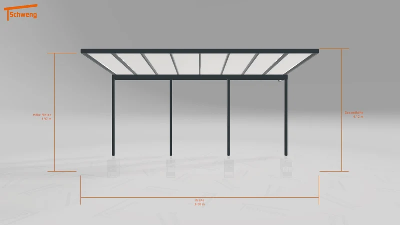 #DE Schweng Pultdachcarport S400 (ID rjn45n)