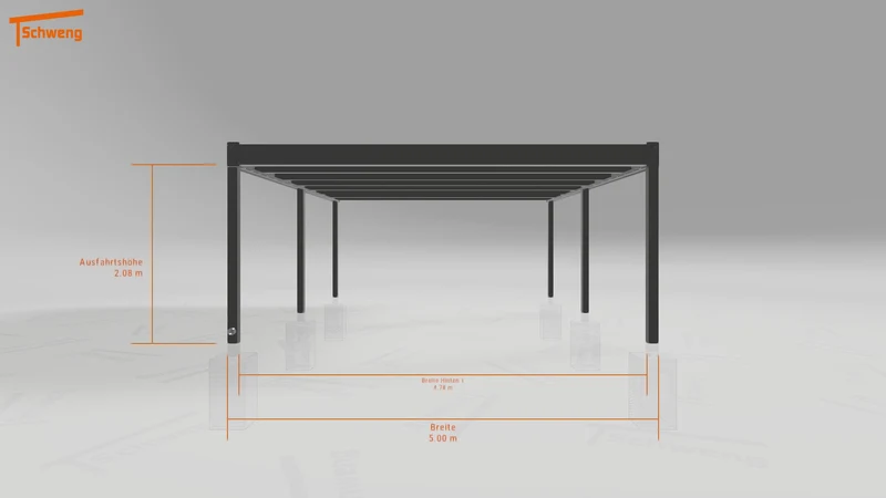 #DE Schweng Flachdachcarport C600+ (ID k2jwqy) #MTG