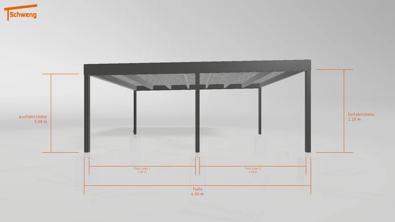 #DE Schweng Flachdachcarport C600+ (ID k2jwqy) #MTG