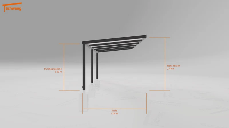#DE Schweng Terrassenüberdachung S350 (ID dvnkdx)