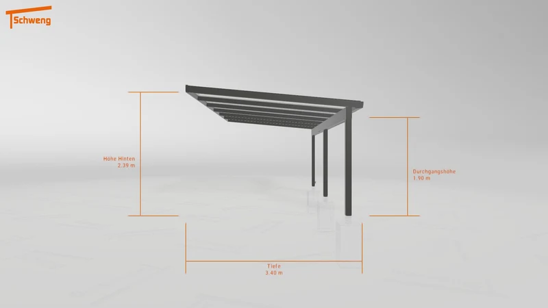#DE Schweng Pultdachcarport S350 (ID qdvq9z)