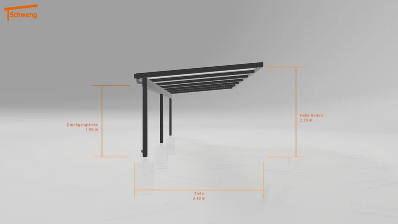 #DE Schweng Pultdachcarport S350 (ID qdvq9z)