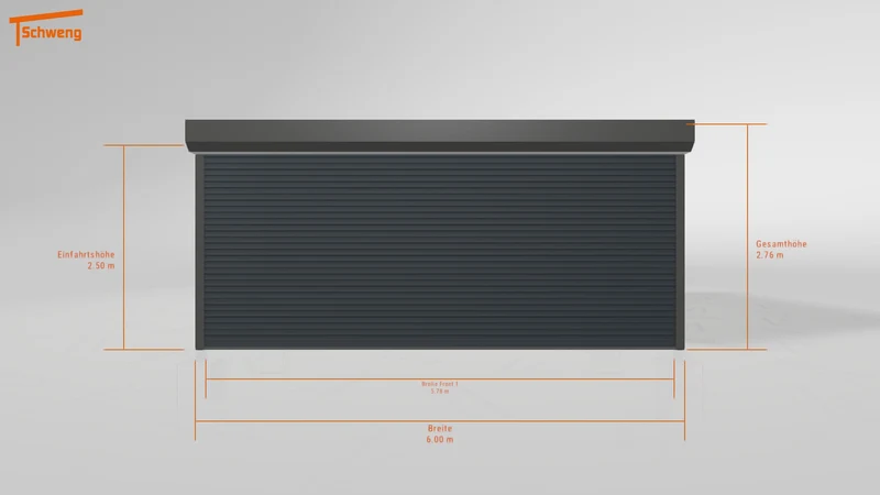#DE Schweng Flachdachcarport C600 (ID 42wy57)
