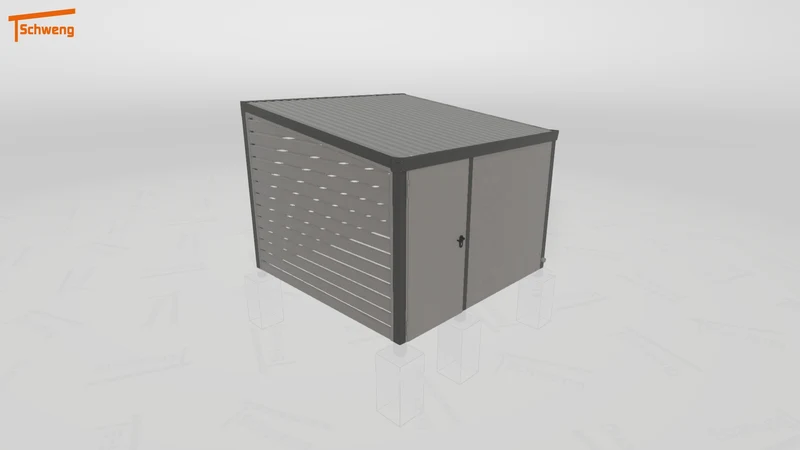#DE Schweng Pultdachcarport S400 (ID 9wv4dv)