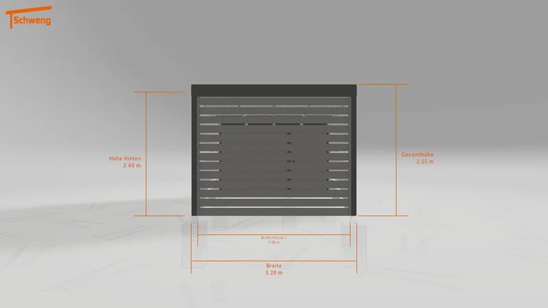 #DE Schweng Pultdachcarport S400 (ID 9wv4dv)